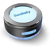 Swokely Bone Conduction Speaker, Wireless Portable Speaker, BT5.4 Mini Small Speaker with Big Sucker, Crystal Clear Sound, Rich Bass, Mini Music Player for Home, Outdoor, Travel, Party, 1 Pack