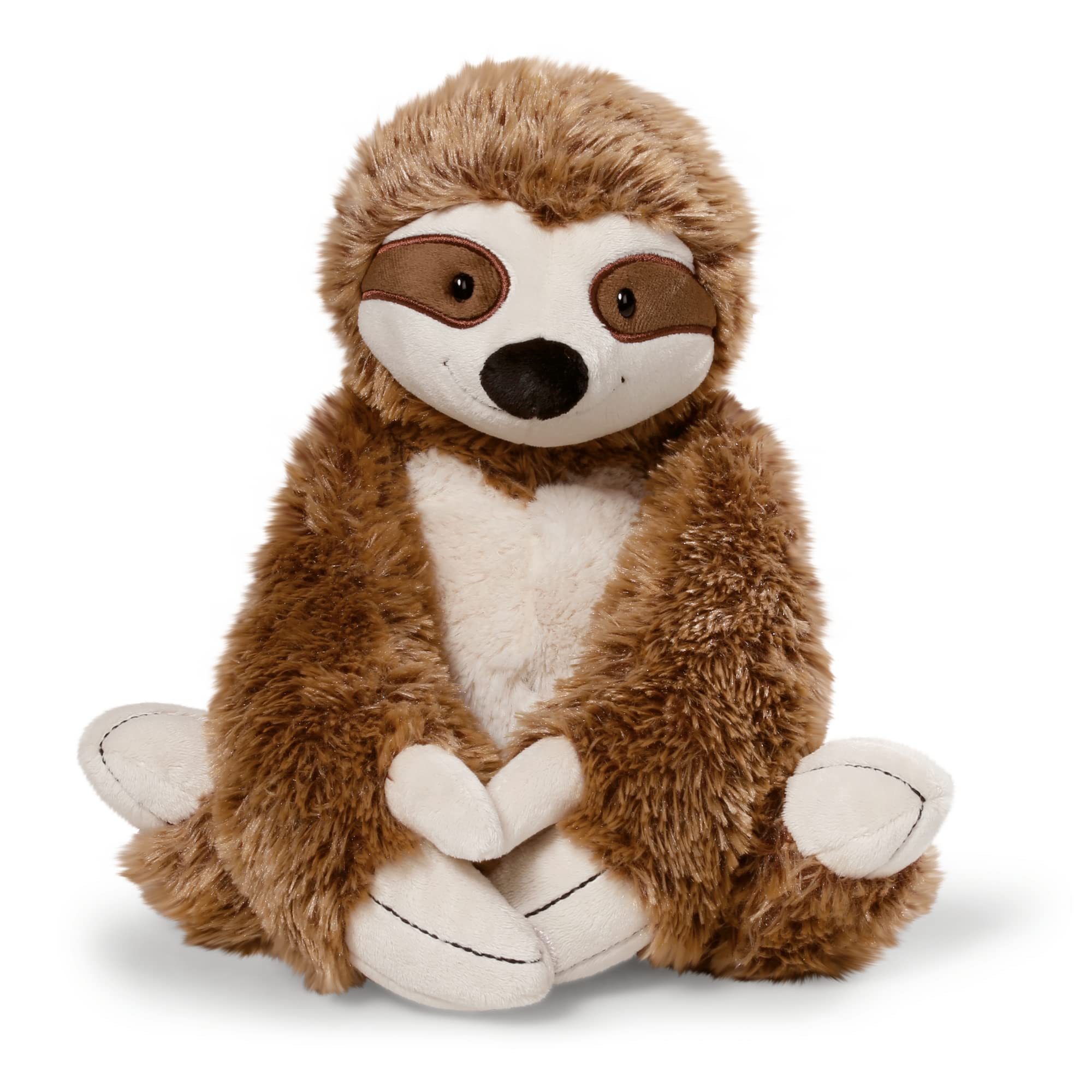 Nici 48393 Soft 25 cm Cuddly Toys for Girls, Boys & Babies – Fluffy Stuffed Sloth for Playing, Cuddling & Collecting – Cosy Plush Animals, Brown