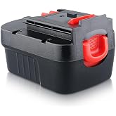 Masione 4800mAh HPB14 Battery NI-MH Replacement for Black and Decker 14.4v Battery FSB14 FS140BX A1714 499936-34 499936-35 BD1444L Compatible with Black and Decker 14.4V Battery Cordless Power Tools