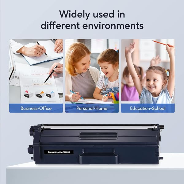 GOTOBY COMPATIBLE TONER CARTRIDGE REPLACEMENT FOR BROTHER TN436 TN 436 TN436BK TN433 TN431FOR BROTHER HL-L8360CDW HL-L8260CDW MFC-L8900CDW MFC-L8690CDW PRINTER (CYAN, YELLOW, MAGENTA, BLACK, 4 PACK)