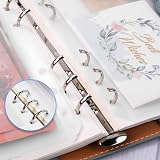Vicloon A5 Zipper Binder Pockets 10Pcs PVC 6-Hole Transparent Binders view 4