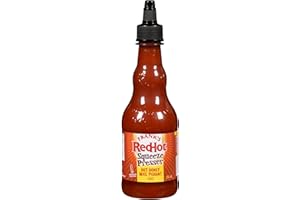 Frank’s RedHot Squeeze Hot Honey Sauce, Medium, No Artificial Colours or Flavours, Perfect for Chicken, Shrimp, Stir-Fry, Noo