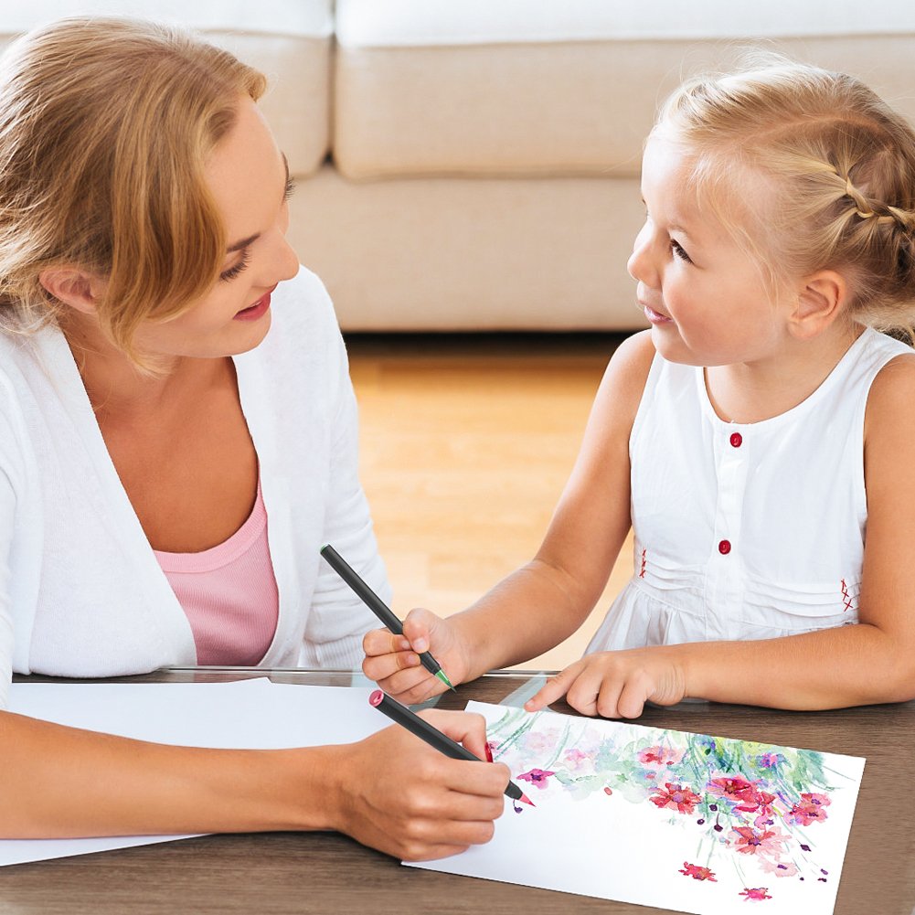 Nicpro Watercolor Brush Pen Set with Soft Flexible Tip , 20 Colors Watercolor Brush Markers Paint & Watercolor Paper Pad, For Painting & Lettering Calligraphy Drawing Manga Coloring Book