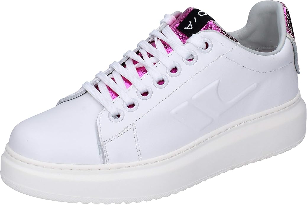 D'ACQUASPARTA FashionSneakers Womens Leather White Amazon.ca Shoes