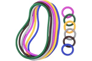 MABERRYTECH DIRECT Sensory Chew Necklaces Bracelets for Kids, 12pack Chew Toys Sensory for Chewing Stretchy Coil Bracelet for Boys Girls with Autism/Anxiety/SPD/ADHD, Oral Chewy Necklace Sensory Reduce Kids Fidgeting