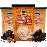 Stephen's Gourmet Mexican Chocolate Hot Cocoa Mix, Rich Spiced Chocolate Powder for Warm &amp; Cozy Drinks, 14 OZ (Pack of 3)