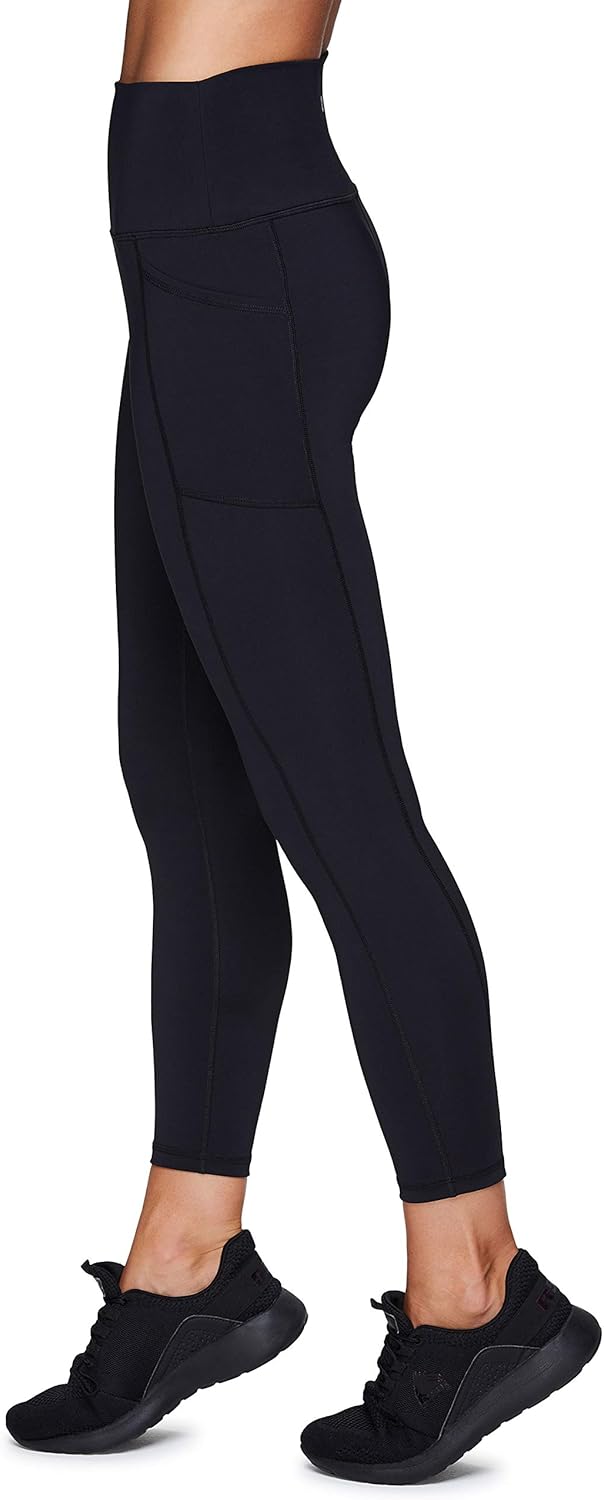 RBX Active High Waisted Squat Proof Workout Yoga Leggings with Pockets for Women: Clothing