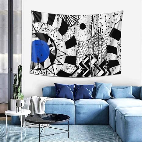 Amazon Co Jp Gukisala タペストリー 落書き美しい色抽象的なパターンストリートアートカラフルなクールな図面 多機能 毛布 おしゃれな壁掛け インテリア ファブリック装飾用品 モダンなアート 和風 壁掛け クールジャパン 家飾り ホーム キッチン