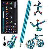 Valentines Day Gifts for Kids Magnetic Fidget Pen, Decompression Magnetic Toy Pen,Funny Gifts for Teen Boys Girls Gift, Kids Novelty Gadget GIF t, Birthday GIF t,Valentine Classroom Gift s (Big Blue)