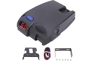 Acouto Proportional Brake Controller 90160 Digital Display Auto Leveling Boost Mode Trailer Brake Controller Kit for 1-3 Axle