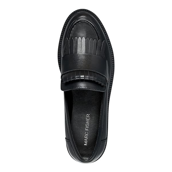 MARC FISHER WOMEN’S CALIXY LOAFER, BLACK 001, 6