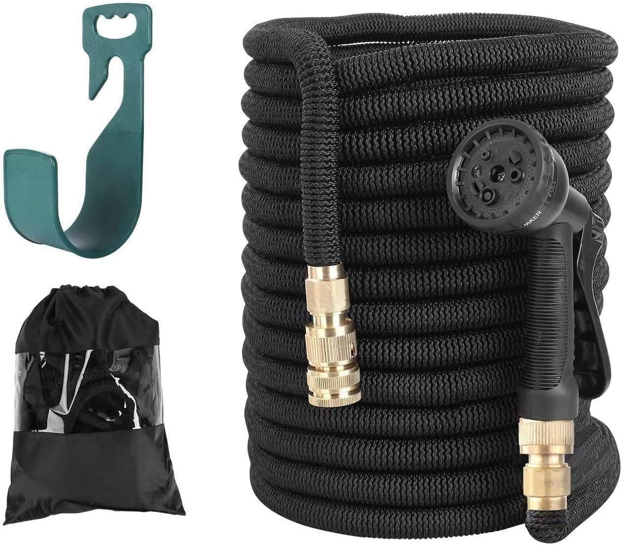 FIXKIT Garden Hose Expandable 100ft, Water Hose Pipe Made in 3 Layers