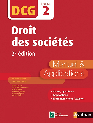 Download Droit des sociétés - DCG 2 - Manuel et applications (EXPERTISE COMPTABLE) PDF