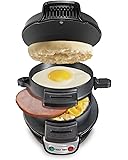 Hamilton Beach 25477 Breakfast Electric Sandwich Maker, Black