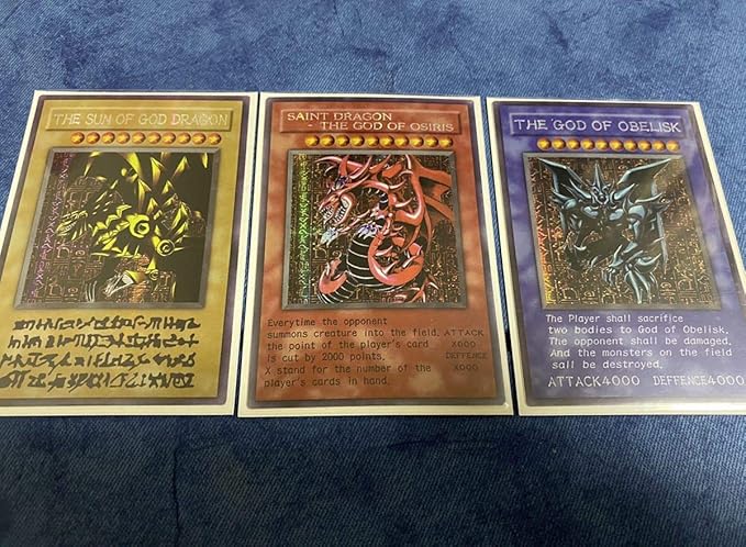 Amazon 遊戯王 スリーブ ３幻神ラーの翼神竜 オシリスの天空竜 オベリスクの巨神兵 シークレット仕様 原作仕様 鑑賞用 オリカ おまけ トレカ 通販