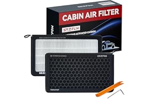 SEZFOM Cabin Air Filters for Tesla Model 3 Model Y (2016-2025) with Activated Carbon(2-pack) Dual layer Air Filter Replacemen