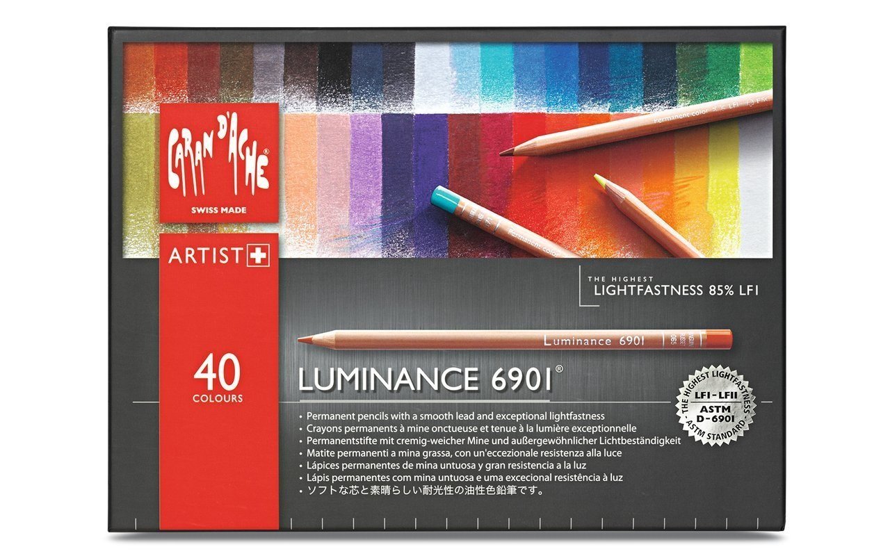 Caran D'Ache Artist Luminance Colour Pencils 40 Shades Box ( 6901.740) Amazon.in Office Products Caran D'Ache Artist Luminance Colour Pencils 40 Shades Box ( 6901.740) Amazon.in Office Products