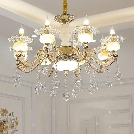 Qaz Zinc Alloy Crystal Chandelier Lighting Of The Candles Of The