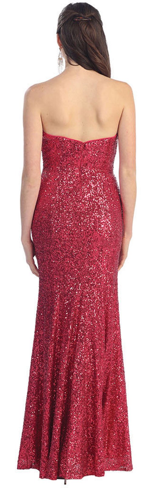 Jaw Dropping Evening Gown 8 Magenta