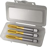 Tap Set,Inch,1/4"-28 Thread Size,3 pcs.