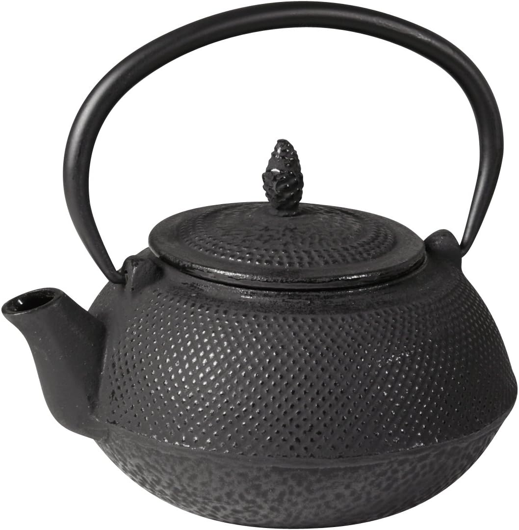 Tradifonte Hanoi 507157 Teapot in Cast Iron Black- 600 ml