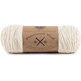 Lion Brand Yarn Medium-Weight Fishermen&rsquo;s Wool Yarn for Knitting, Crocheting, and Crafts, Natural, 1 Pack