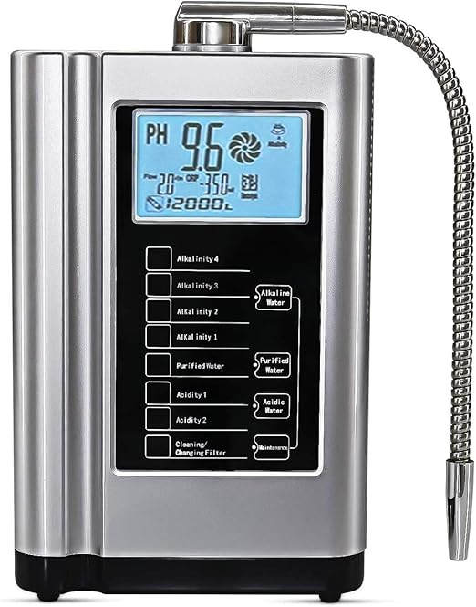 Amazon Com Aquagreen Alkaline Water Ionizer Machine Ag7 0 Silver Water Filtration System For Home Produces Ph 3 5 10 5 Acid Alkaline Water Up To 500mv Orp 6000 Liters Per Filter 7 Water Settings Auto Cleaning Home Kitchen