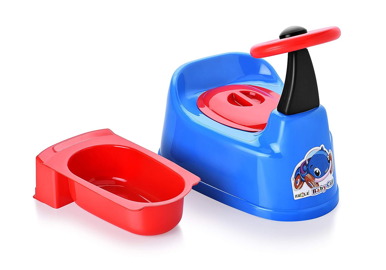 Nabhya Car Style Potty Toilet Trainer Seat/Chair with Removable Tray