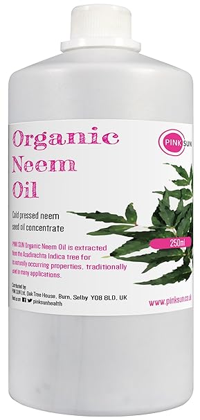 Organic Neem Oil For Skin And Hair 250ml 100 Pure Natural Cold