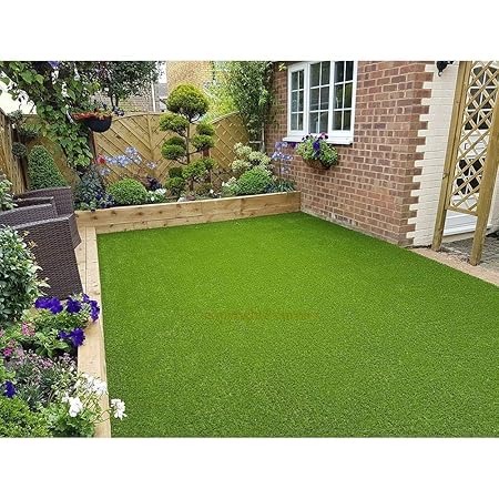 Eurotex Delhidirect Artificial Synthetic Grass Mat for Balcony, Lawn (13 x 3 ft, Green)