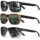 KUGUAOK Polarized Square Sunglasses For Men and Women Matte Finish Sun Glasses UV Protection Glasses