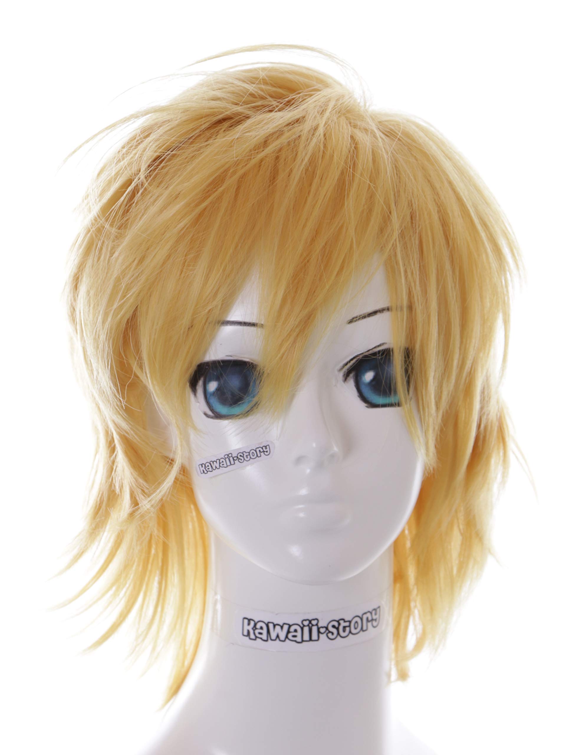 Kawaii-Story CS-001L Blonde Short Hair for Mikaela Hyakuya Seraph of The End Cosplay Wig Anime Manga