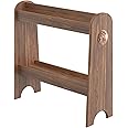 HOTCAN Pine Wood Saddle Rack – Ideal Saddle Stand for Western Horse Gear and Horse Tack Organizers, Suitable for Displaying Trophy Tack at Home (Burnt)