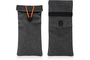 Fukaisu 2pcs Faraday Bags for Cell Phones, Waterproof RFID Blocking Bag Anti-Tracking Shield Privacy Protection Case Car Key 