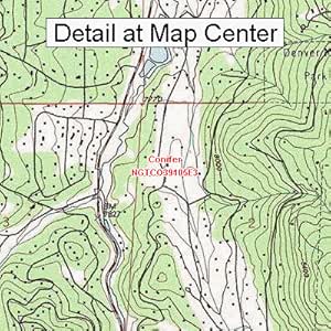 Amazon.com : USGS Topographic Quadrangle Map - Conifer, Colorado