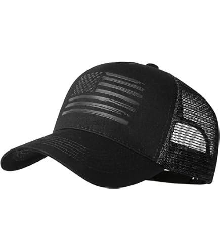 American Flag Doo-Rag Skull Cap - Cotton With Sweatband Made In USA