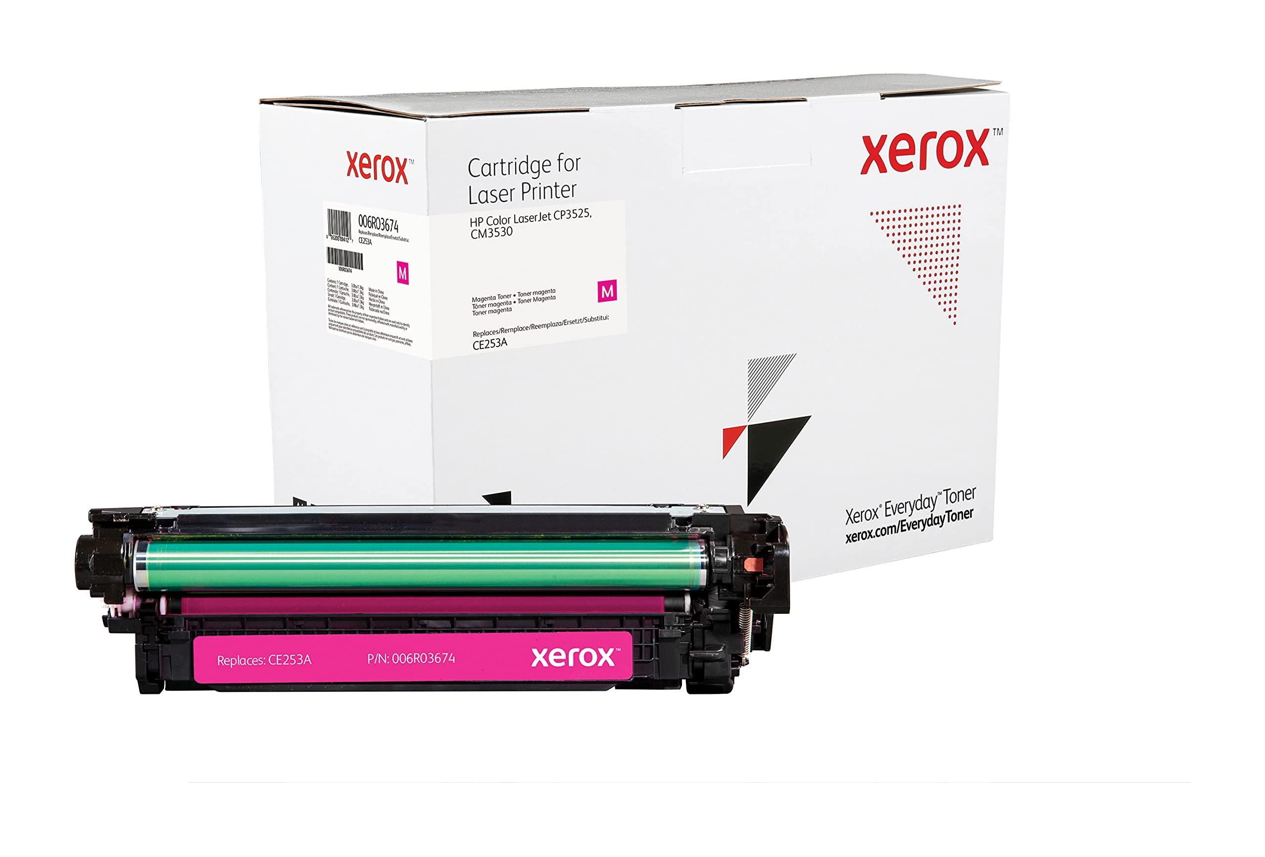 Xerox Everyday Magenta Toner compatible with HP 504A (CE253A), Standard Capacity