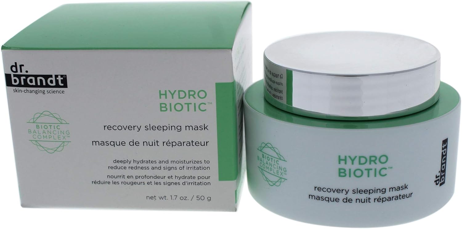 Dr. Brandt Hydro Biotic - Recovery Sleeping Mask - Deeply Hydrates + Reduces Redness & Signs of Irritation - 50 g