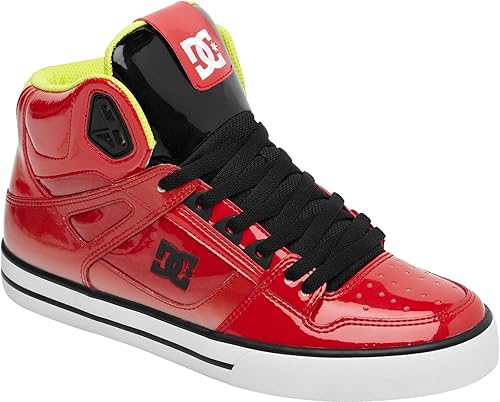 red dc high tops