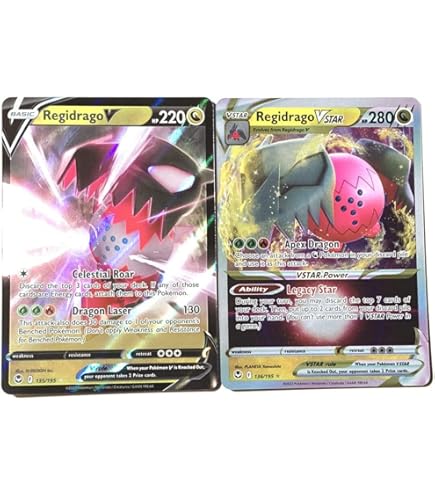 Pokemon - Regidrago V - SWSH281 -Crown Zenith - Black Star
