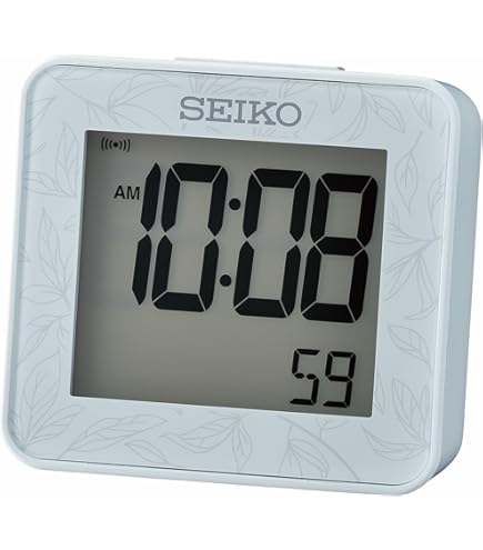 Amazon.com: Seiko Easton Digital Everything Alarm Clock, White
