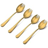Alata Gold Vintage Tumbled Sporks 8-Pack Set