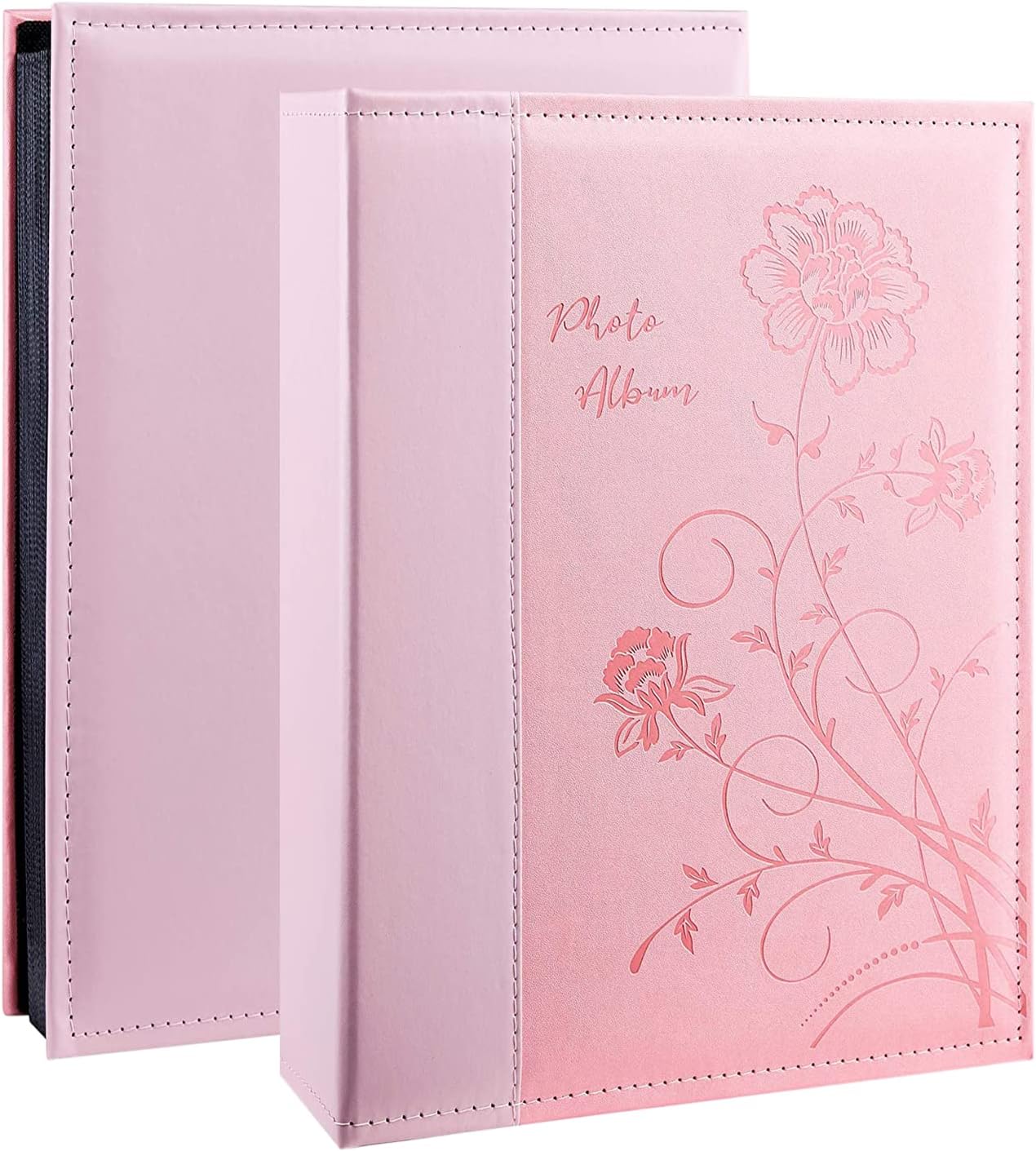 Photo Albums, Frames & Accessories - Artmag Photo Album 4x6 300 Photos, Extra Large Capacity Leather Cover Wedding Family Photo Albums Holds 300 Horizontal 4x6 Photos(Pink)