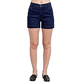 Judy Blue High Waist Dark Denim Trouser Shorts