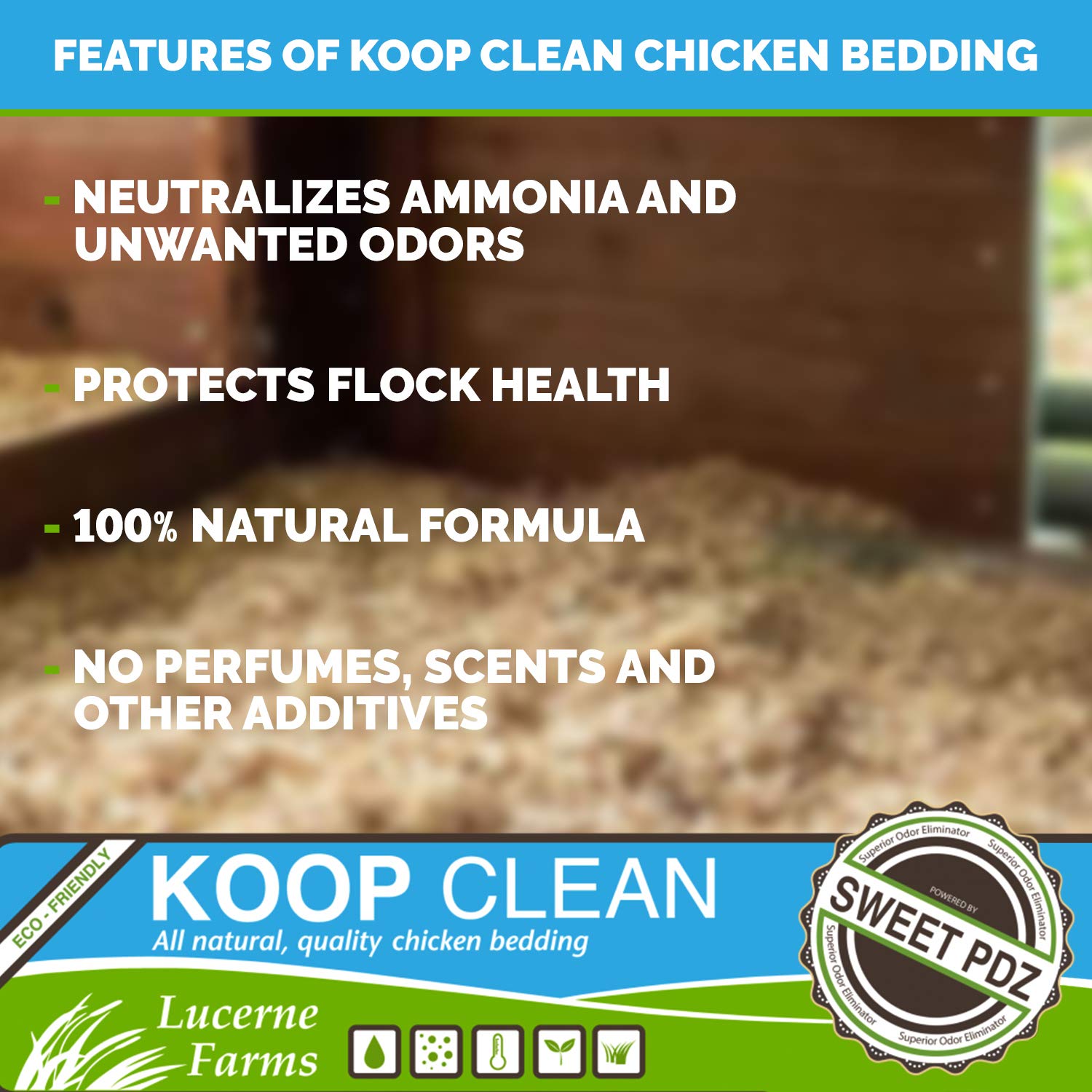 factory direct Lucerne Farms Inc. Koop Clean Chicken 