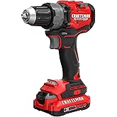 CRAFTSMAN V20 1/2 Inch Drill/Driver Kit with 2 Batteries and Charger (CMCD725D2)