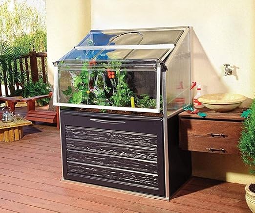 S&M Plant Inn Compact 7220.1001-Invernadero Elevado jardín, Patio ...