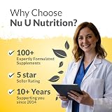 Nu U Nutrition Vitamin D3 4000 IU and K2 MK7 100µg 150 Capsules UK Made view 8