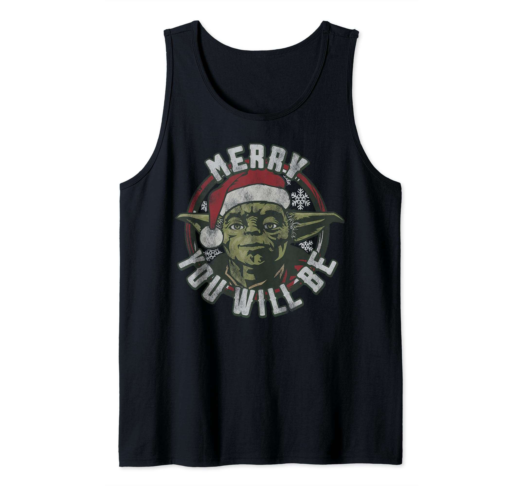 Star Wars Merry Yoda Tank Top