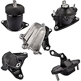 Weonefit 5PCS Engine Motor &amp; Trans Mounts Kit Replacement for Acura TSX 2009-2013, Honda Accord 2.4L Auto Trans 2008-2012 Replace# A4565 A4570 A4572 A4584 A4561